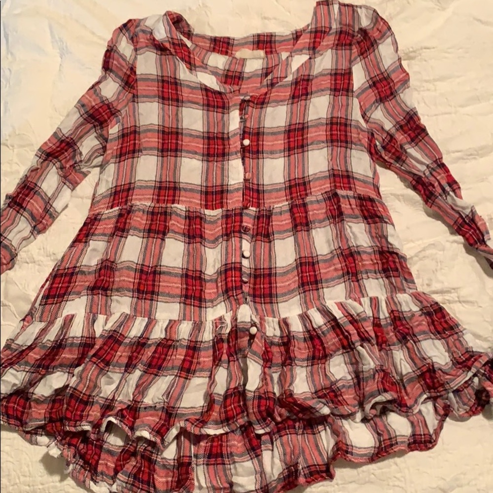 Altar’d State flowy plaid top